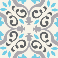 Tubadzin Patch White dekorcsempe 22,3 x 22,3