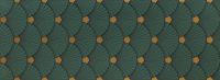 Tubadzin Sophisticated Green dekorcsempe 32,8 x 89,8 cm